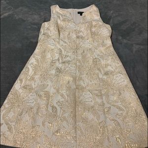 Golden Floral Dress